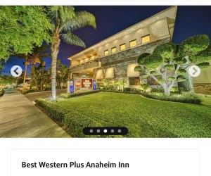 using Venture X travel credit for disneyland hotels