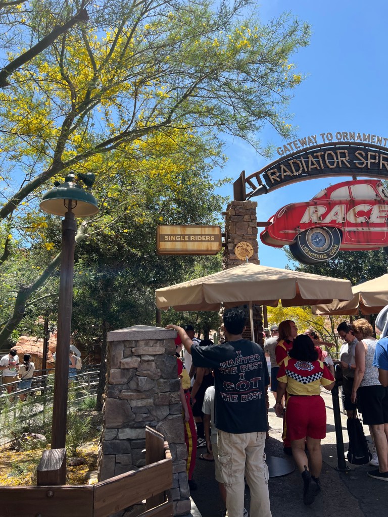 Rides with Single Rider lines